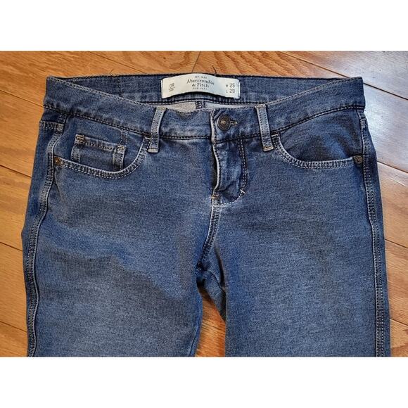 Abercrombie Fitch A&F Skinny Jeans Juniors (0R) 25X29 Stretch Med Wash - Picture 5 of 16